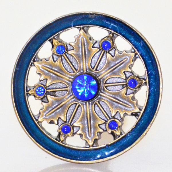 Charleston Knob Company Glamorous Blue Jeweled Dresser Knob Wayfair